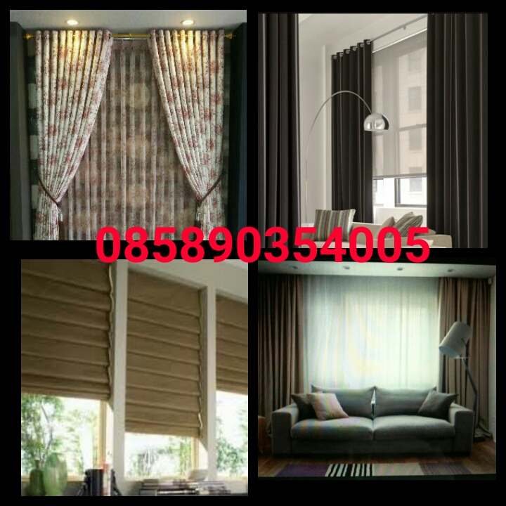 gorden minimalis dan roman shade Jual Gorden Jakarta Terbaik
